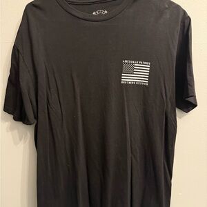 American Patriot Black Short Sleeve Tee
